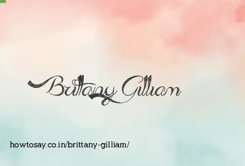 Brittany Gilliam