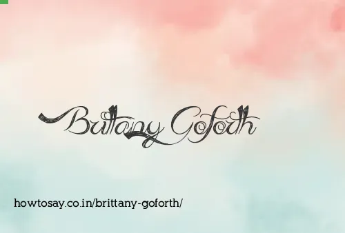 Brittany Goforth