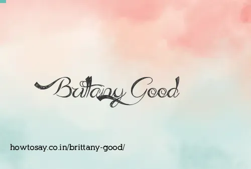 Brittany Good