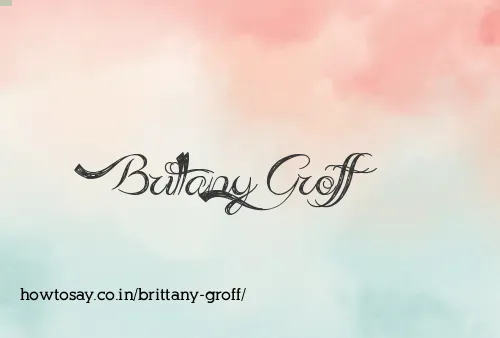 Brittany Groff