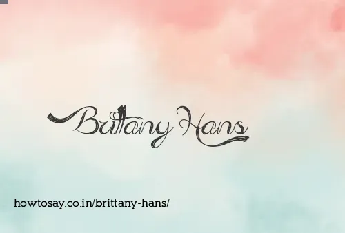 Brittany Hans