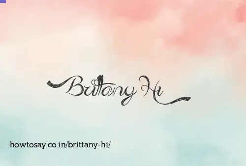 Brittany Hi