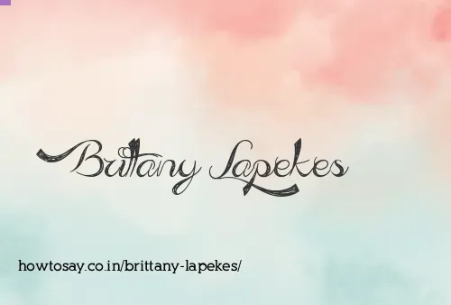 Brittany Lapekes