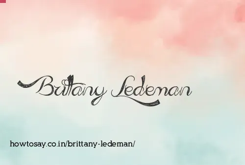 Brittany Ledeman