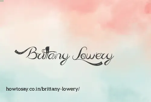 Brittany Lowery