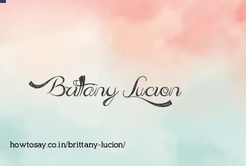 Brittany Lucion