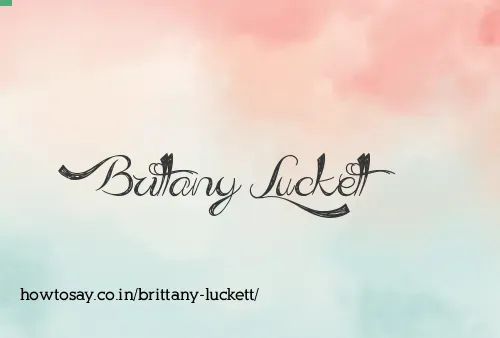 Brittany Luckett
