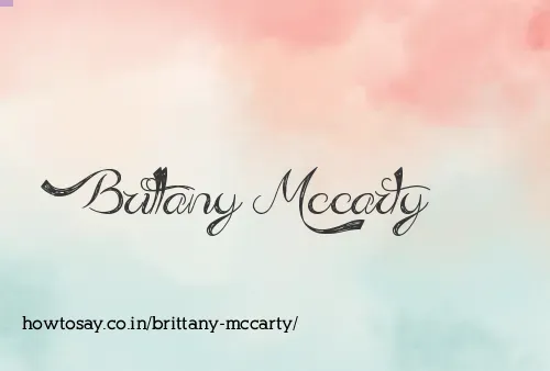 Brittany Mccarty