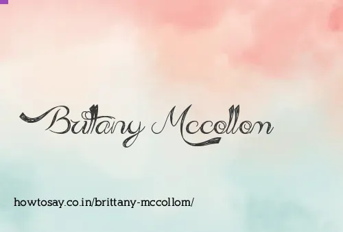 Brittany Mccollom