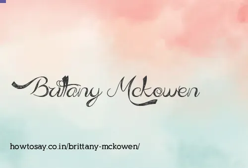 Brittany Mckowen