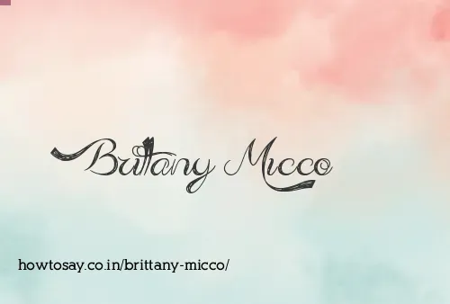 Brittany Micco