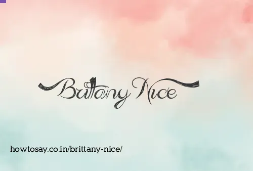 Brittany Nice