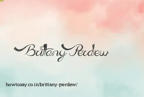 Brittany Perdew