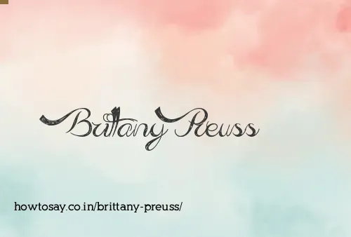 Brittany Preuss