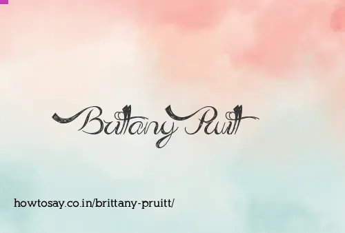 Brittany Pruitt