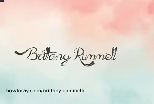 Brittany Rummell
