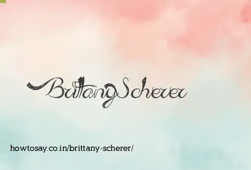 Brittany Scherer
