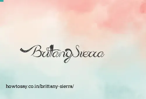 Brittany Sierra