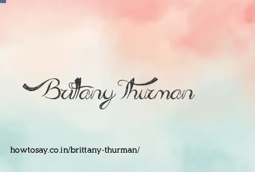 Brittany Thurman