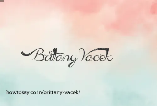 Brittany Vacek