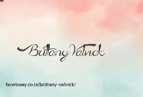 Brittany Valvick
