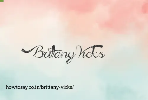 Brittany Vicks