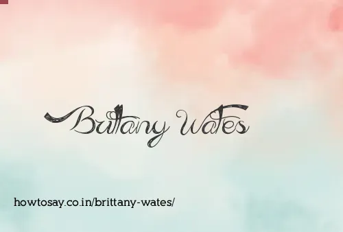 Brittany Wates