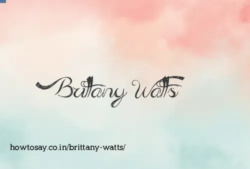 Brittany Watts