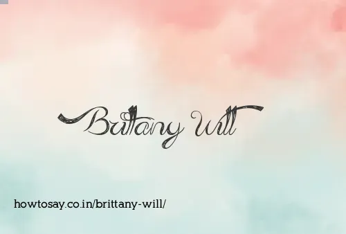 Brittany Will