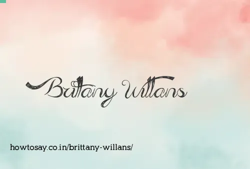 Brittany Willans