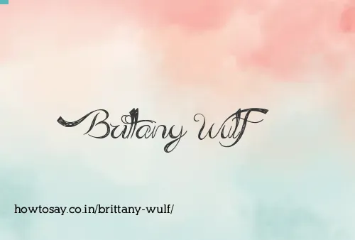 Brittany Wulf