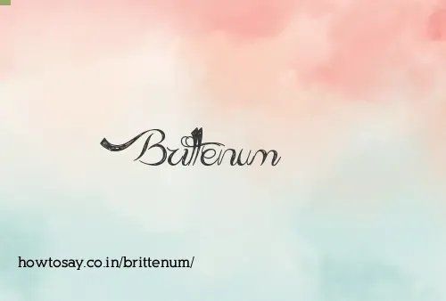 Brittenum