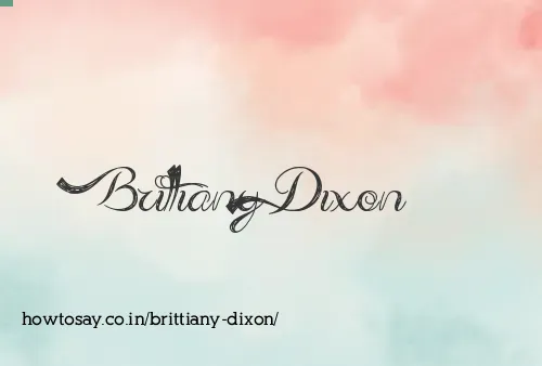 Brittiany Dixon