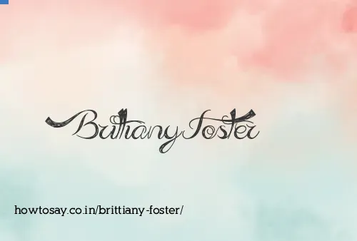 Brittiany Foster