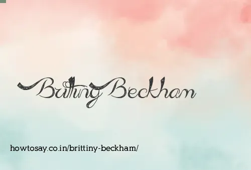 Brittiny Beckham