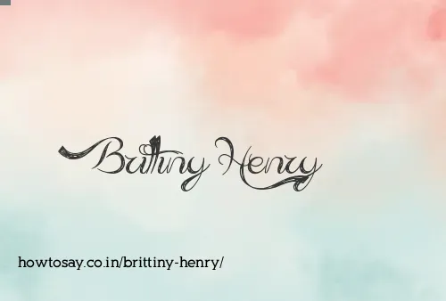 Brittiny Henry