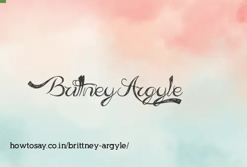 Brittney Argyle