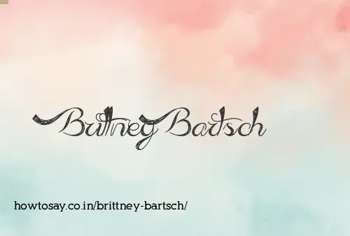 Brittney Bartsch