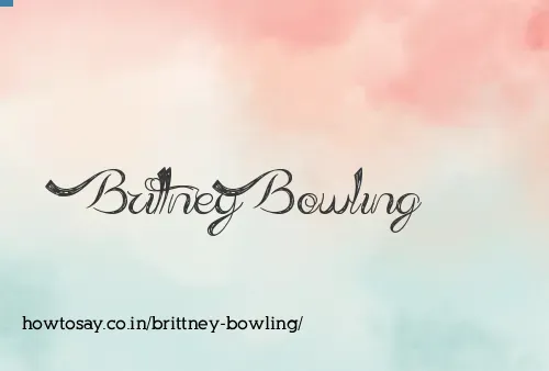 Brittney Bowling