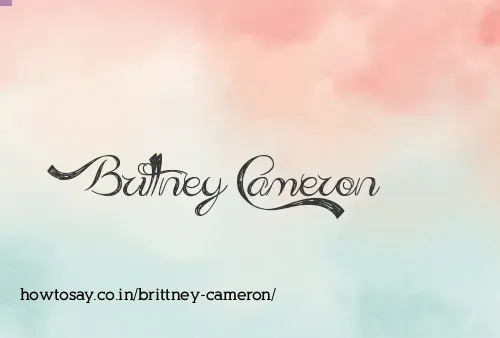 Brittney Cameron