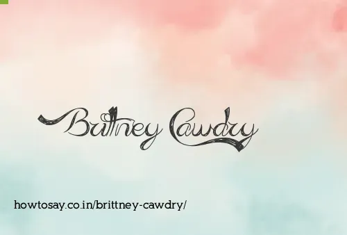 Brittney Cawdry