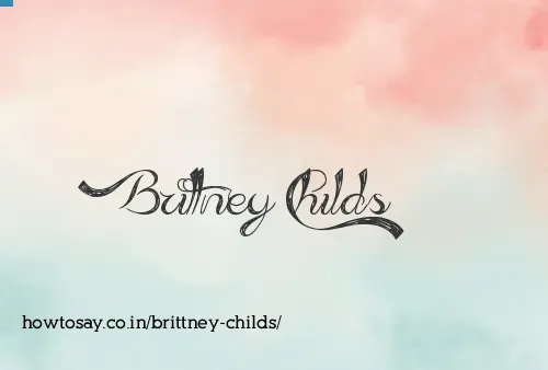Brittney Childs