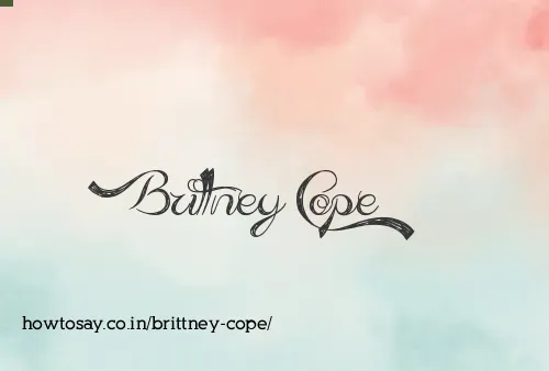 Brittney Cope