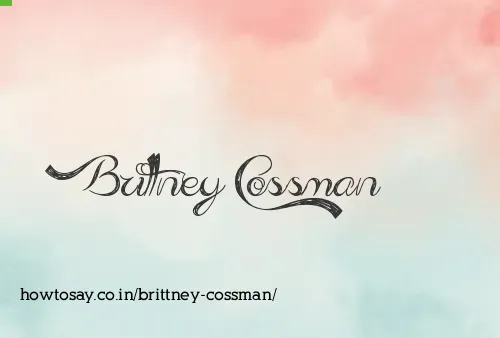 Brittney Cossman