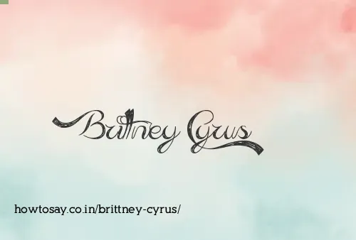 Brittney Cyrus