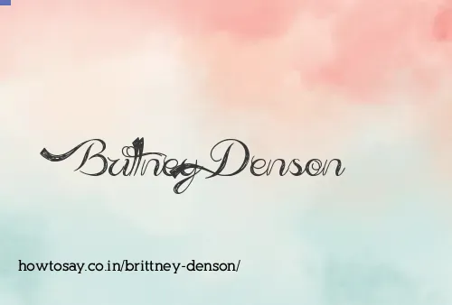 Brittney Denson