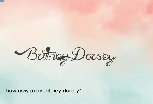 Brittney Dorsey