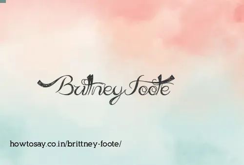 Brittney Foote