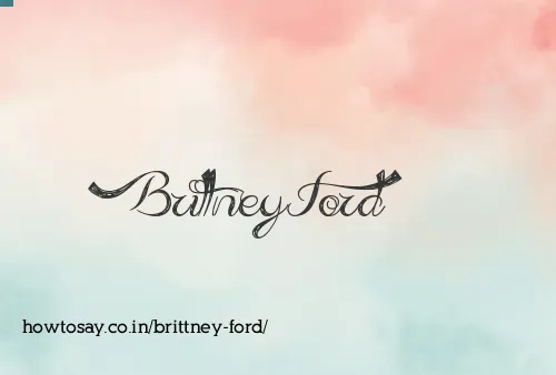 Brittney Ford