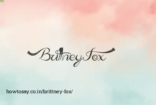 Brittney Fox